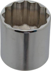 Proto - 1-5/16", 1/2" Drive, Standard Hand Socket - 12 Points, 1-55/64" OAL, Chrome Vanadium, Chrome Finish - Best Tool & Supply