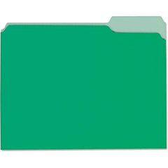 UNIVERSAL - File Folders, Expansion Folders & Hanging Files Folder/File Type: File Folders with Top Tab Color: Green - Best Tool & Supply