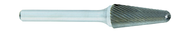 SA-5 -- 1/2 x 1 LOC x 1/4 Shank x 2 OAL Cylindrical Carbide Medium Right Hand Spiral Burr - Best Tool & Supply