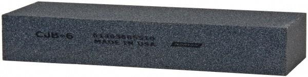 Norton - 6" Long x 2" Wide x 1" Thick, Silicon Carbide Sharpening Stone - Rectangle, Coarse Grade - Best Tool & Supply