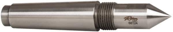 Riten - 1" Head Diam, Steel Long Point Solid Dead Center - 4MT Morse Taper, 1" Point Diam, 2-1/4" Point Length - Best Tool & Supply