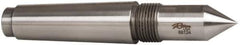 Riten - 1" Head Diam, Steel Long Point Solid Dead Center - 4MT Morse Taper, 1" Point Diam, 2-1/4" Point Length - Best Tool & Supply