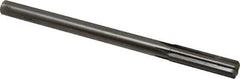 Made in USA - 0.614" Carbide-Tipped 6 Flute Chucking Reamer - Straight Flute, 9/16" Straight Shank, 2-1/4" Flute Length, 9" OAL - Best Tool & Supply