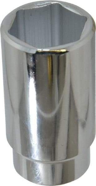 Proto - 1-3/8", 1/2" Drive, Deep Hand Socket - 6 Points, 3-1/2" OAL - Best Tool & Supply