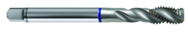 M14x2.0 6H 3-Flute PM Cobalt Blue Ring Semi-Bottoming 40 degree Spiral Flute Tap-Bright - Best Tool & Supply