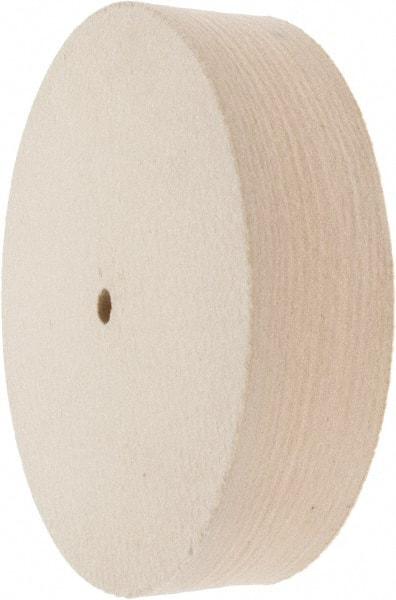 Value Collection - 8" Diam x 2" Thick Unmounted Buffing Wheel - 1 Ply, Polishing Wheel, 1/2" Arbor Hole, Hard Density - Best Tool & Supply