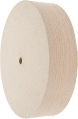 Value Collection - 8" Diam x 2" Thick Unmounted Buffing Wheel - 1 Ply, Polishing Wheel, 1/2" Arbor Hole, Hard Density - Best Tool & Supply