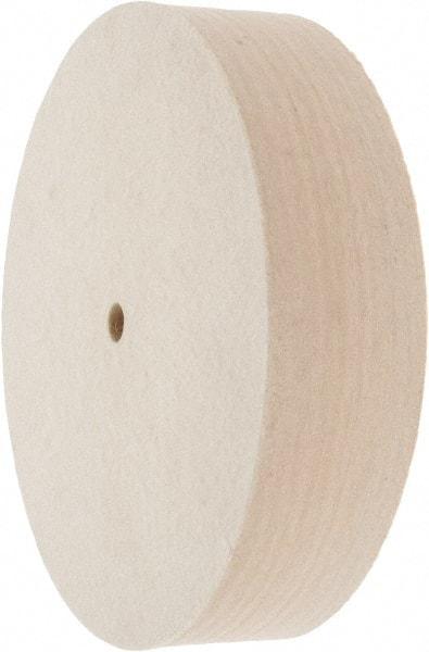 Value Collection - 8" Diam x 2" Thick Unmounted Buffing Wheel - 1 Ply, Polishing Wheel, 1/2" Arbor Hole, Medium Density - Best Tool & Supply