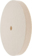 Value Collection - 6" Diam x 3/4" Thick Unmounted Buffing Wheel - 1 Ply, Polishing Wheel, 1/2" Arbor Hole, Soft Density - Best Tool & Supply