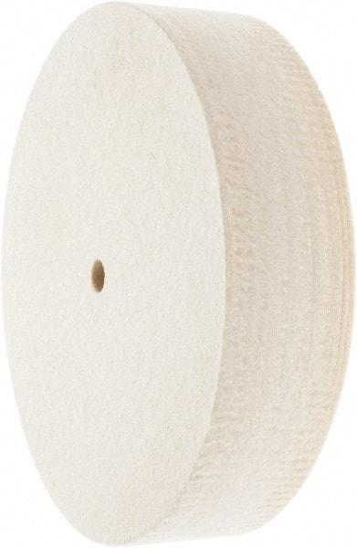 Value Collection - 8" Diam x 2" Thick Unmounted Buffing Wheel - 1 Ply, Polishing Wheel, 1/2" Arbor Hole, Soft Density - Best Tool & Supply