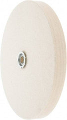 Value Collection - 10" Diam x 1" Thick Unmounted Buffing Wheel - 1 Ply, Polishing Wheel, 1" Arbor Hole, Medium Density - Best Tool & Supply