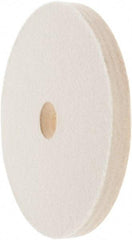 Value Collection - 6" Diam x 1/2" Thick Unmounted Buffing Wheel - 1 Ply, Polishing Wheel, 1" Arbor Hole, Medium Density - Best Tool & Supply