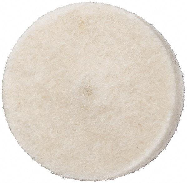 Value Collection - 1/2" Diam x 1/8" Thick Unmounted Buffing Wheel - 1 Ply, Polishing Wheel, 1/8" Arbor Hole, Medium Density - Best Tool & Supply