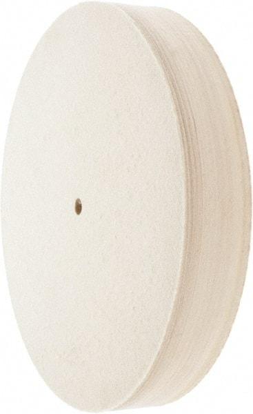 Value Collection - 12" Diam x 2" Thick Unmounted Buffing Wheel - 1 Ply, Polishing Wheel, 1/2" Arbor Hole, Medium Density - Best Tool & Supply