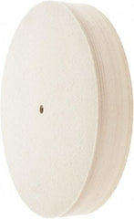 Value Collection - 12" Diam x 2" Thick Unmounted Buffing Wheel - 1 Ply, Polishing Wheel, 1/2" Arbor Hole, Medium Density - Best Tool & Supply