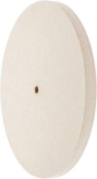 Value Collection - 12" Diam x 3/4" Thick Unmounted Buffing Wheel - 1 Ply, Polishing Wheel, 1/2" Arbor Hole, Hard Density - Best Tool & Supply