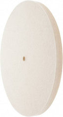 Value Collection - 12" Diam x 3/4" Thick Unmounted Buffing Wheel - 1 Ply, Polishing Wheel, 1/2" Arbor Hole, Soft Density - Best Tool & Supply