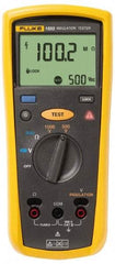 Fluke - Backlight Display, 2,000 Megohm Electrical Insulation Resistance Tester & Megohmmeter - 1,000 VDC Max Test Voltage, Powered by AA Battery - Best Tool & Supply