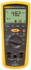 Fluke - Backlight Display, 10,000 Megohm Electrical Insulation Resistance Tester & Megohmmeter - 1,000 VDC Max Test Voltage, Powered by AA Battery - Best Tool & Supply