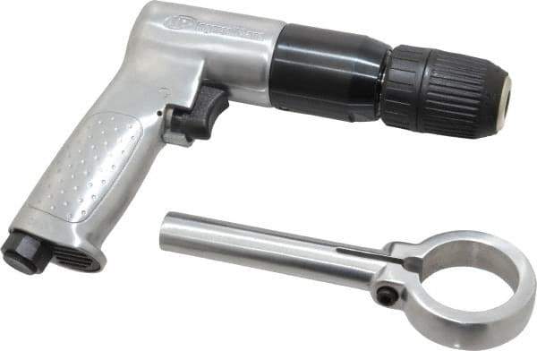 Ingersoll-Rand - 1/2" Reversible Keyless Chuck - Pistol Grip Handle, 500 RPM, 4 CFM, 0.5 hp, 90 psi - Best Tool & Supply