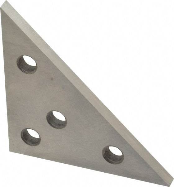 SPI - 90° Angle, 4-1/4 Inch Long, 1/4 Inch Thick, Steel, Angle Block - 10 Minutes Accuracy - Best Tool & Supply