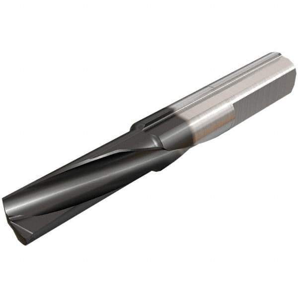 Iscar - 6mm Min Bore Diam, 18mm Max Bore Depth, 6mm Shank Diam, Helical Boring Bar - 0.3mm Corner Radius, Left Hand Cut, Solid Carbide, TiAlN Finish - Exact Industrial Supply