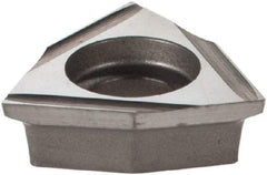 Iscar - WPEX050300 Grade IC08 Carbide Turning Insert - Uncoated, 80° Trigon, 5/16" Inscr Circle, 1/8" Thick, 0" Corner Radius - Best Tool & Supply