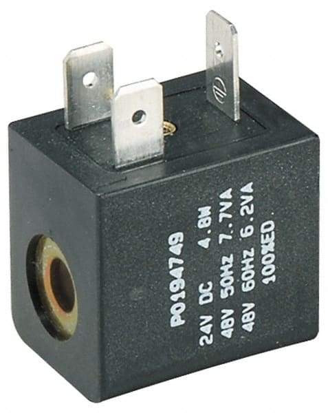 Parker - 12 DC Volt, Class F, Solenoid Coil - 5.5 Watt, IP 65 Enclosure, Use with Parker B Series Viking Valve - Best Tool & Supply