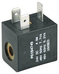 Parker - 24 DC Volt, Class F, Solenoid Coil - 6.0 Watt, IP 65 Enclosure, Use with Parker B Series Viking Valve - Best Tool & Supply