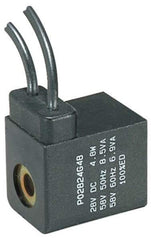 Parker - 12 DC Volt, Class F, Solenoid Coil - 5.5 Watt, IP 65 Enclosure, Use with Parker B Series Viking Valve - Best Tool & Supply