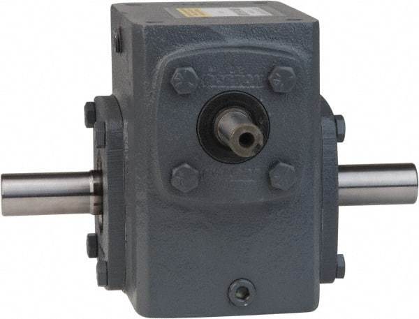 Boston Gear - 6 Centerline Distance, 10:1, 175 RPM Output, 26.13 Input Horsepower, 8,658 Lbs. Max Torque, Speed Reducer - Part No. 760-10-H, 1-1/2" Shaft Diam, Double Shaft Left & Right, 12-1/2" High - Best Tool & Supply