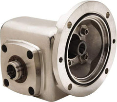 Boston Gear - 2.62 Centerline Distance, 40:1, 44 RPM Output, 1.33 Input Horsepower, 1,512 Lbs. Max Torque, Speed Reducer - Part No. SSHF72640KB5HSP23, 1-7/16" Shaft Diam, Hollow Shaft, 5/8" Bore, 5.56" High, 56C NEMA - Best Tool & Supply