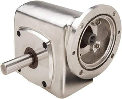 Boston Gear - 1-3/4 Centerline Distance, 50:1, 35 RPM Output, 0.44 Input Horsepower, 573 Lbs. Max Torque, Speed Reducer - Part No. SSF71850KB5GS, Single Shaft Left, 5/8" Bore, 3.81" High, 56C NEMA - Best Tool & Supply