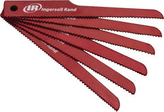 Ingersoll-Rand - 4" Long x 1/2" Thick, Bi-Metal Reciprocating Saw Blade - Scroll Profile, 10 to 14 TPI, Toothed Edge - Best Tool & Supply