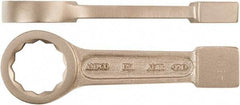 Ampco - 2-3/4" 12 Point Striking Box Wrench - Single End, 13" OAL, Aluminum Bronze, Polished Finish - Best Tool & Supply