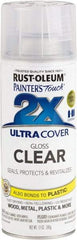 Rust-Oleum - Clear, Gloss, Enamel Spray Paint - 8 Sq Ft per Can, 12 oz Container, Use on Multipurpose - Best Tool & Supply