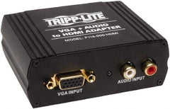 Tripp-Lite - Converter Adapter - HDMI Male Connector, Black, Use with Cabling and Video Applications - Best Tool & Supply