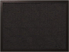 MasterVision - 17.72" Wide x 23.62" High Cork Bulletin Board - Fabric, Black - Best Tool & Supply