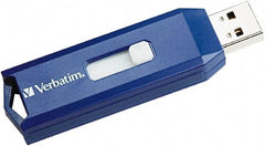 Verbatim - 8GB Blue Flash Drive - Use with Windows 2000, Windows XP, Vista, Windows 7, Mac OS 9.x or higher, Linux Kernel 2.6x or higher - Best Tool & Supply