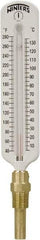 Winters - 40 to 280°F, Industrial Thermometer with Standard Thermowell - 1 Inch Immersion Length, 2 Inch Stem Length, 11 Inch Long, 1/2 Inch Thread - Best Tool & Supply