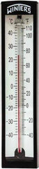 Winters - -40 to 110°F, Industrial Thermometer with Standard Thermowell - 2 Inch Immersion Length, 1-7/8 Inch Stem Length, 6 Inch Long, 1/2 Inch Thread - Best Tool & Supply