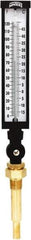 Winters - -15 to 120°F, Industrial Thermometer with Standard Thermowell - 5 Inch Immersion Length, 6 Inch Stem Length, 20 Inch Long, 3/4 Inch Thread - Best Tool & Supply