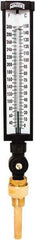 Winters - 30 to 300°F, Industrial Thermometer with Standard Thermowell - 3 Inch Immersion Length, 3-1/2 Inch Stem Length, 17 Inch Long, 3/4 Inch Thread - Best Tool & Supply