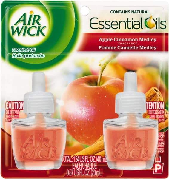 Air Wick - 0.67 oz Air Freshener Dispenser Refill - Apple Cinnamon, Compatible with Air Wick Oil Warmers - Best Tool & Supply