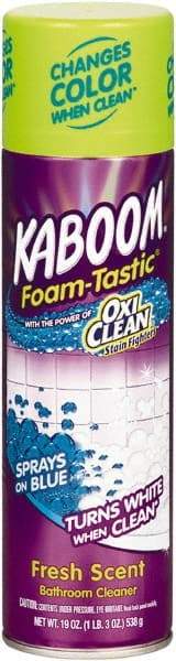 Kaboom - 19 oz Can Foam Bathroom Cleaner - Fresh Scent, Nonacidic, General Purpose Cleaner - Best Tool & Supply