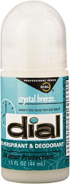 Dial - 1.5 oz Roll On Bottle Anti-Perspirant - Crystal Breeze Scent - Best Tool & Supply