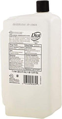 Dial - 1 L Dispenser Refill Liquid Soap - Clear, Pleasant Fragrance Scent - Best Tool & Supply