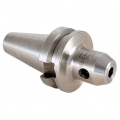 Techniks - BT40 Taper Shank 18mm Hole End Mill Holder/Adapter - 50mm Nose Diam, 63mm Projection - Exact Industrial Supply