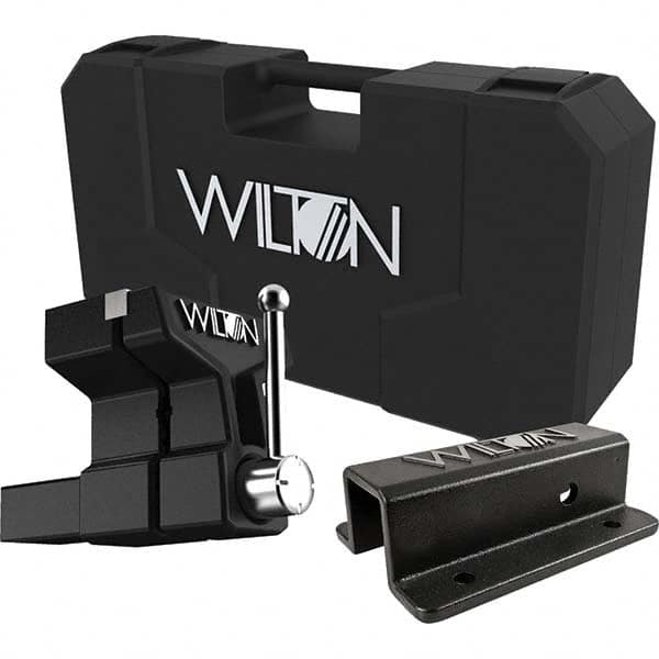 Wilton - 6" Jaw Width x 5-3/4" Jaw Opening, 5" Throat Depth, Bench & Pipe Combination Vise - Best Tool & Supply