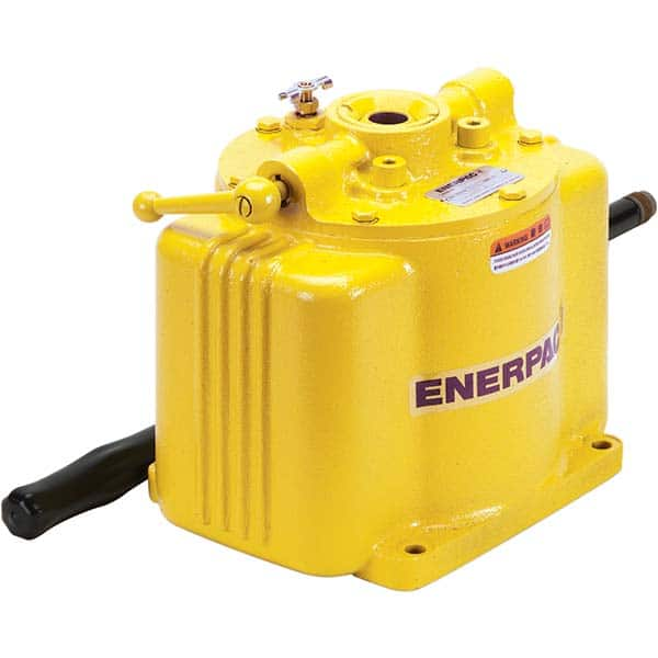 Enerpac - Manual Hydraulic Pumps Number of Stages: 1.000 Oil Volume Per Stroke (Cu. In.): 0.29 - Best Tool & Supply